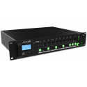 Amplificator 100V 4 zone, player audio, BT si radio FM Audibax Zone 360 BT Black