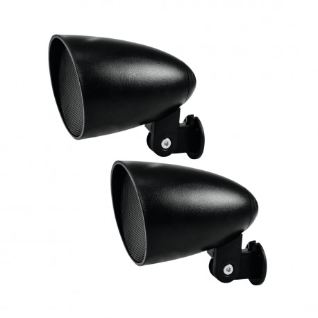 Set 2 difuzoare de gradina Omnitronic PS-2.5WB Projector Speaker, black, 2x