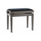 Scaun pian DeLuxe de nuc inchis, negru mat, GEWA GEWA SCAUN PIAN DELUXE NUC INCHIS MAT 2