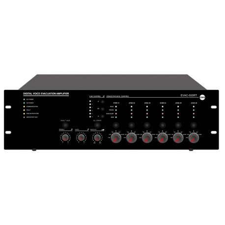 Router voce sistem evacuare, 6 zone, EN54-16 CMX Audio EVAC-500RT