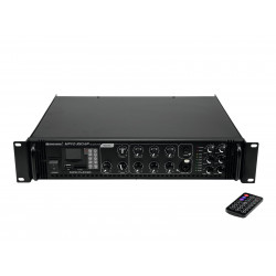 Amplificator 100V 6 zone cu mp3 player Omnitronic MPVZ-350.6P