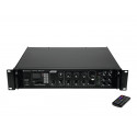Amplificator 100V 6 zone cu mp3 player Omnitronic MPVZ-350.6P