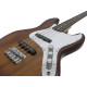 Chitara bas electrica tip Jazz, sunburst, Dimavery JB-302SB