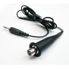 Cablu microfon mini-XLR 3 poli la Jack 3.5 stereo, 1.5m JTS 304C3