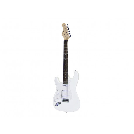 Chitara electrica de mana stanga, ST Style, alba, Dimavery ST-203 E-Guitar LH, white