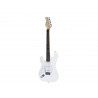 Chitara electrica de mana stanga, ST Style, alba, Dimavery ST-203 E-Guitar LH, white