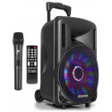 Boxa portabila cu acumulator Bluetooth/USB + mic Fenton FT10LED