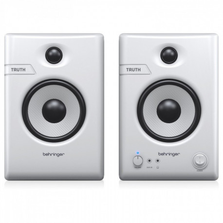 Set 2 monitoare de studio multimedia cu bluetooth, Behringer Truth 4.5 BT WH