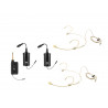 Set 2 lavaliere headset wireless Omnitronic 20000971