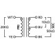 Transformator audio 1:3/1:10 pentru semnal microfon Neutrik NTE-10/3