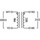 Transformator audio 1:1 pentru semnal microfon Neutrik NTE-1