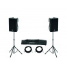 Sistem audio activ Omnitronic 2x XKB-212A + Speaker Stand MOVE MK2