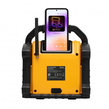 Boxa multiedia cu radio FM, IPX5 Sal BT WORKPRO