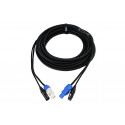 Cablu DMX 2x PowerCon la 2x XLR, 1.5m FOS FC-PDC-10