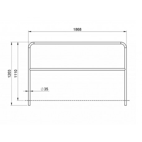 Balustrada ALUTRUSS BE-1GE