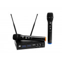 Set 2 microfoane wireless 823-832/863-865 MHz Omnitronic UHF E-FLEX 2