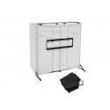 Stand DJ mobil cu suport TV Omnitronic DJTV-1 incl. Cover