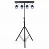 Set 4 proiectoare LED + bara Showtec Pinspot Bar 4 RGBW