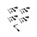Set QuickDMX 1x Transmitter + 4x AKKU Receiver Eurolite 20000901