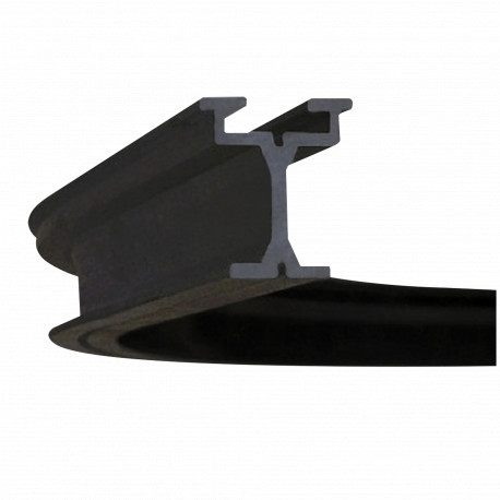 Coltar pentru sina cortina Wentex Eurotrack - Curve 90° - Black 89505