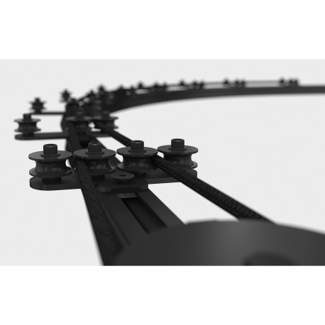 Ghidaj cu 4 roti pentru snur cortina Wentex 89524