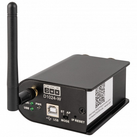 Interfata wireless DMX Showtec Quick DMX D1024-W