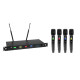 Set 4 microfoane wireless Omnitronic UHF-604 823-832MHz/863-865 MHz