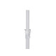 Stand distantier alb cu filet M20 Omnitronic 60004556