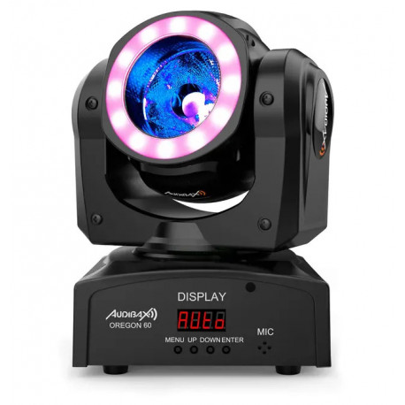 Moving Head LED Audibax Oregon 60 Black