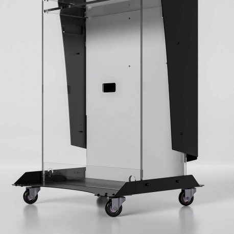 Pupitru Digital cu display LED LG, pentru conferințe, din plexiglas transparent Partysound LE151