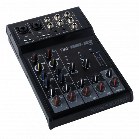 Mixer audio cu 6 canale si efecte DAP GIG-62 V2