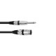 Cablu audio Jack 6.3 mono la XLR tata Omnitronic 3022519C-5m
