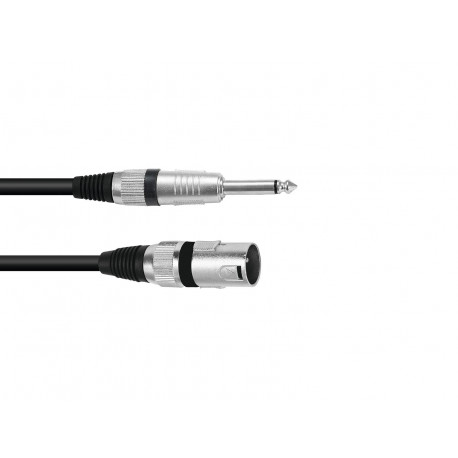 Cablu audio Jack 6.3 mono la XLR tata Omnitronic 3022519C-5m