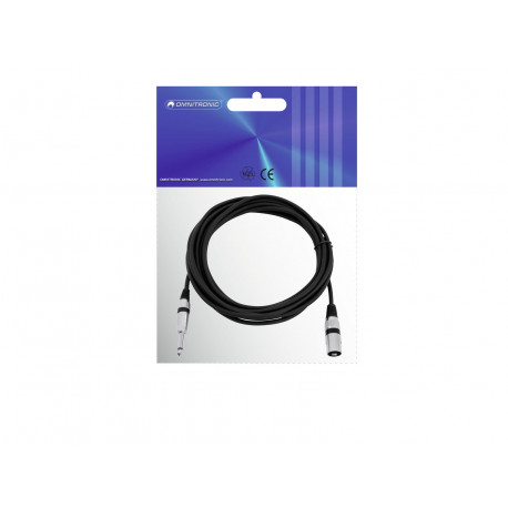 Cablu audio Jack 6.3 mono la XLR tata Omnitronic 3022519C-5m