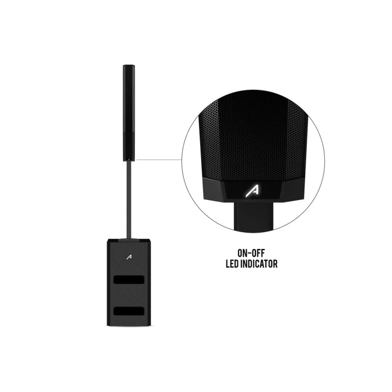 Sistem PA Audibax Detroit 1000X DSP Black