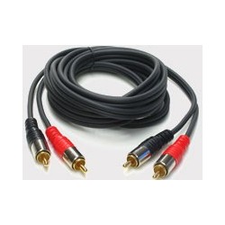 Cablu 2xRCA tata - 2xRCA tata, 0,5m, JB Systems 2-0365