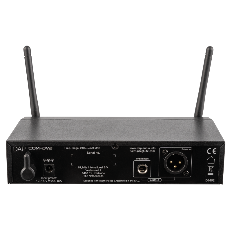 Set microfon wireless DAP COM DV-2