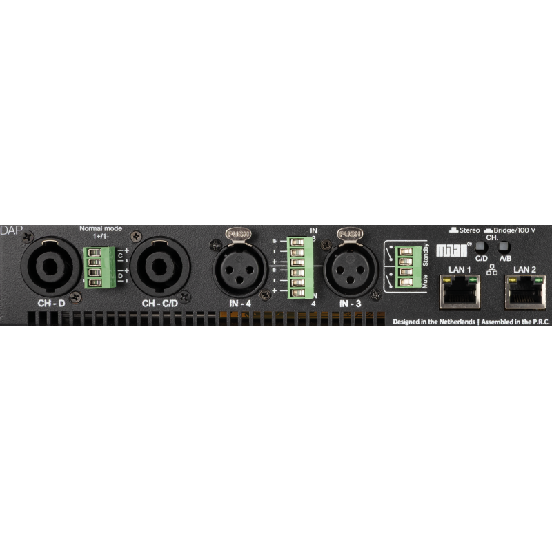 Amplificator PA cu 4 canale si DSP DAP MI-4.600