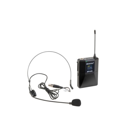Pachet 2 microfoane/lavaliere  wireless Omnitronic UHF E-FLEX 2 COMBO PACK