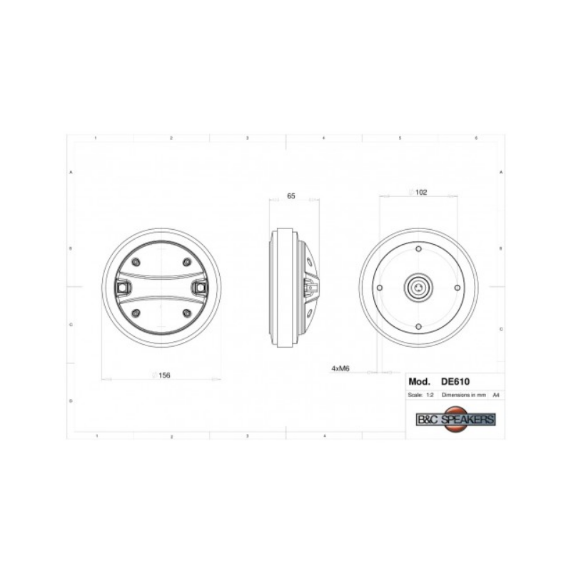 Driver B&C DE610