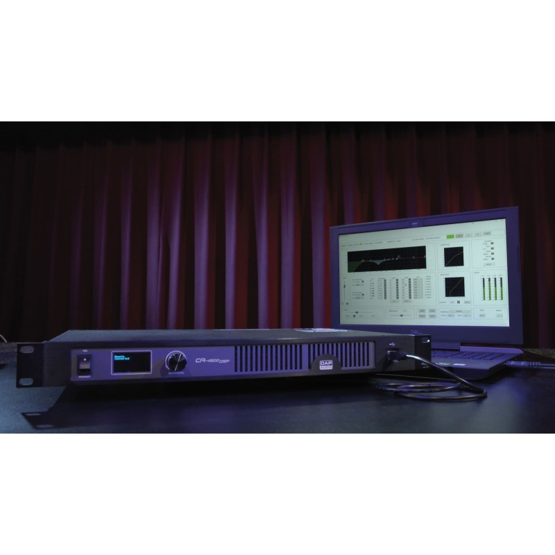 Amplificator cu 4 canale si DSP DAP Audio CA-4500 DSP