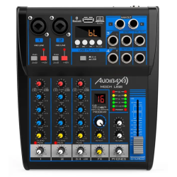 Mixer Audibax MG04 USB Black