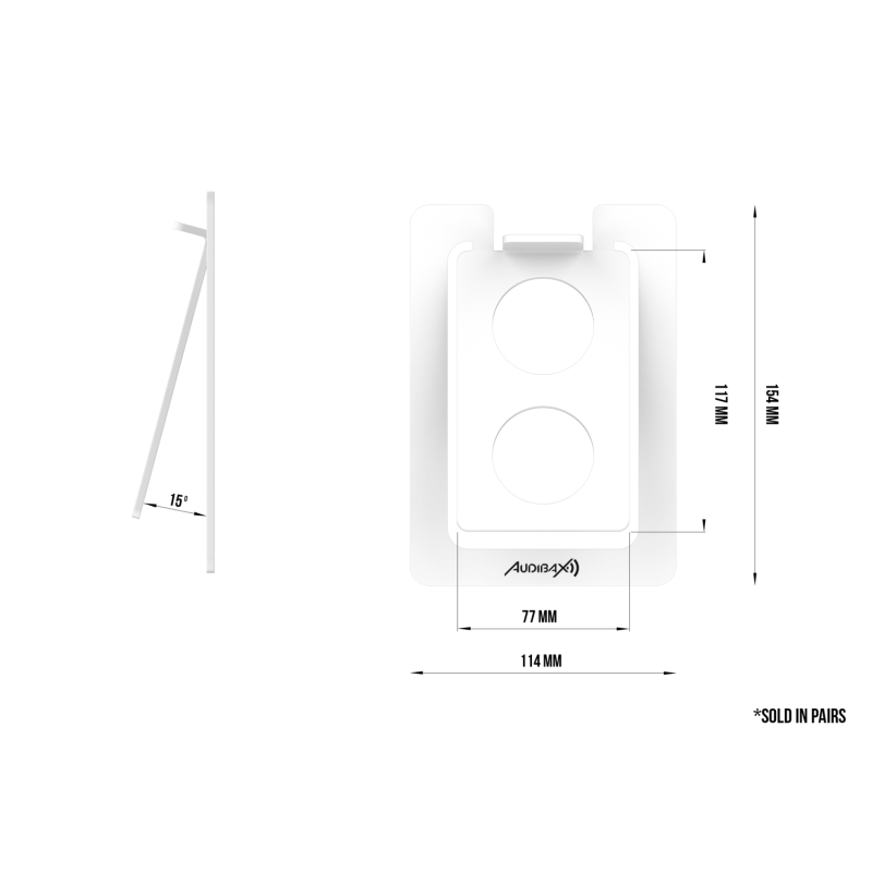 Pereche standuri monitoare studio Audibax NEO STM 2WS
