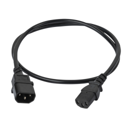 Cablu IEC C13 mama la IEC C14 tata -3m, DAP 92031