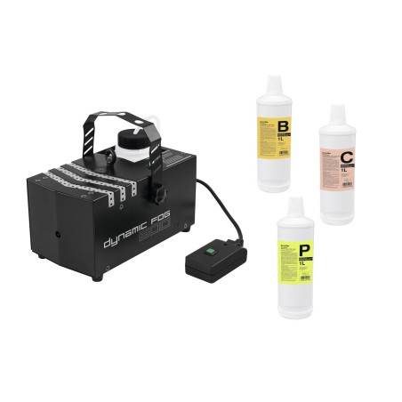 Set masina de fum Dynamic Fog 600 + Fluide EUROLITE 20000003