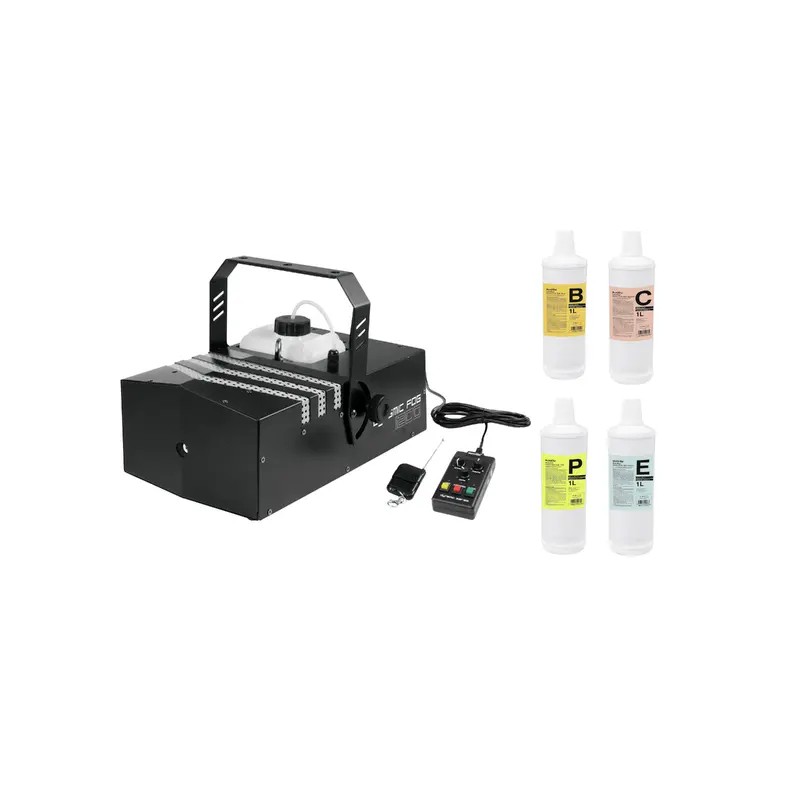 Set masina de fum Dynamic Fog 1200 + fluide EUROLITE 20000005
