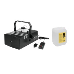 Set masina de fum Dynamic Fog 1200 + Lichid de fum EUROLITE