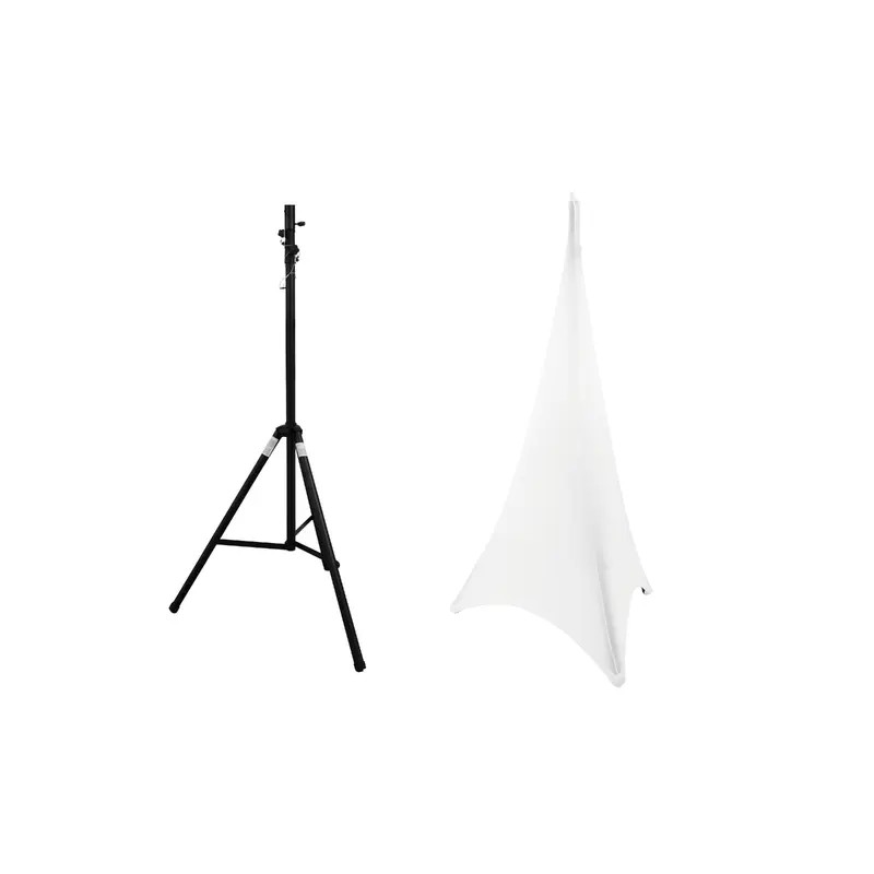 Set Stand trepied de lumini din otel EUROLITE STV-40S-WOT + husa alba