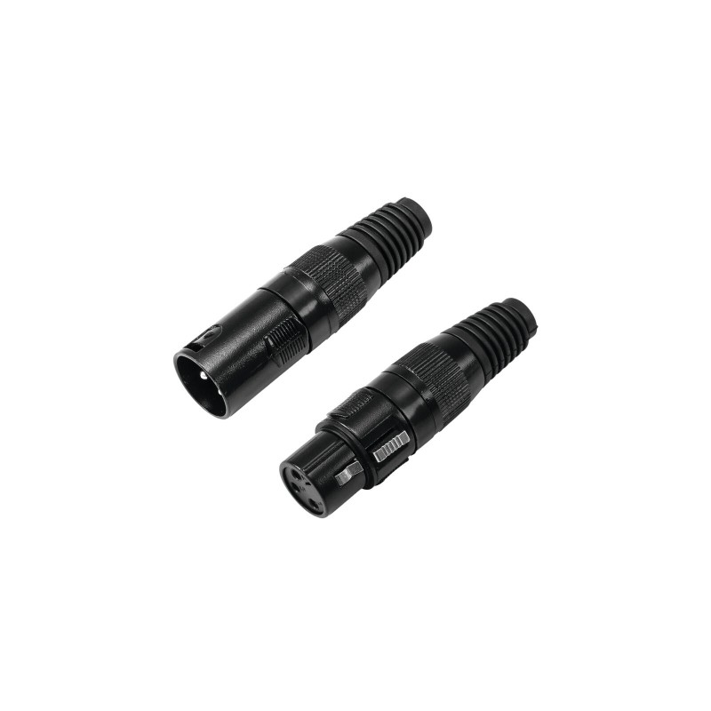 Set cablu DMX 2x0.22 100m 100m + 10 x conectori XLR EUROLITE 20000429