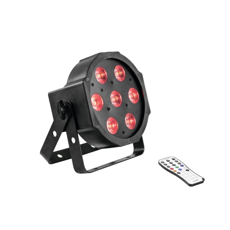 Set 4 proiectoare de podea LED SLS-7 HCL Floor + 2 efecte de lumini LED FE-700 + controller EUROLITE 20000434